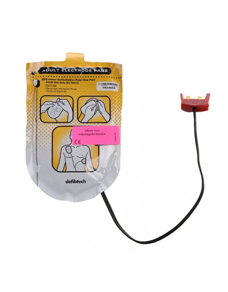 Defibtech Lifeline trainingselektroden set Defibtech Lifeline électrodes de formation adultes (1 paire) – Image 1