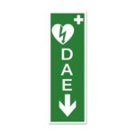 Signalétique 'DAE flèche en bas'