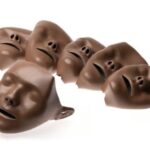Pack de 6 masques de visage Little Anne( peau foncée)