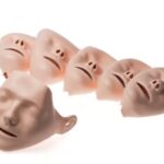 Pack de 6 masques de visage Laerdal Little Anne (peau claire)